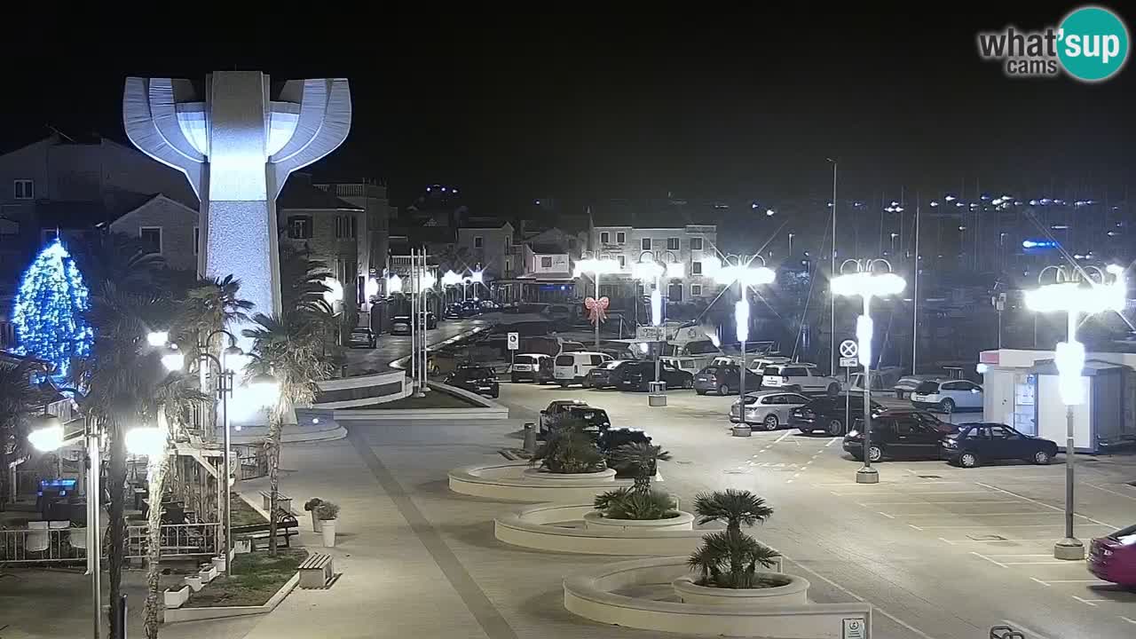 Vodice webcam live – front de mer