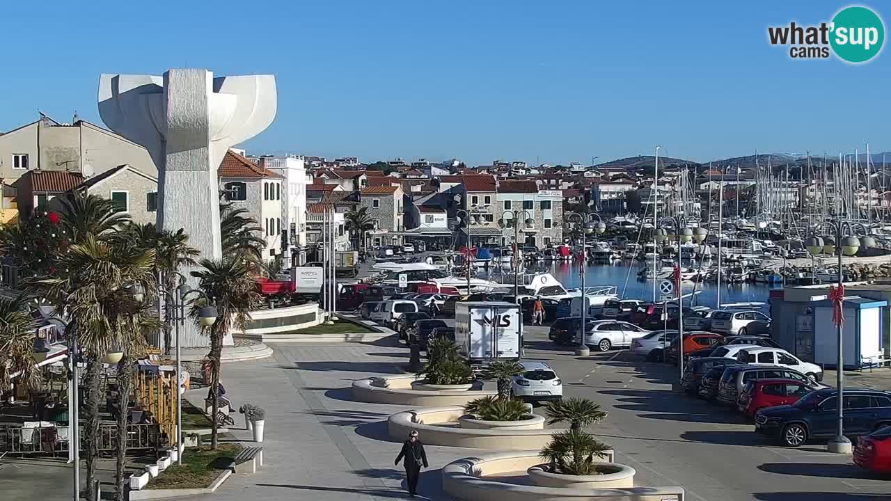 Vodice livecam – marina e il lungomare