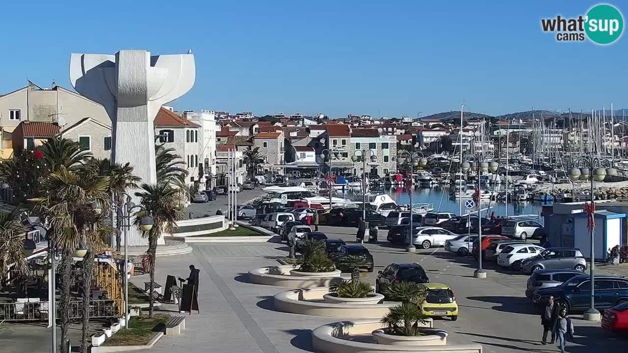 Vodice webcam – marina i meer