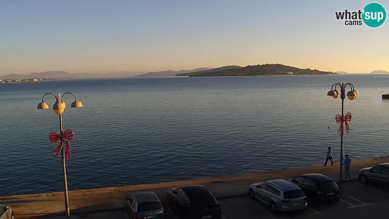 Vodice Live webcam – marina and  seafront