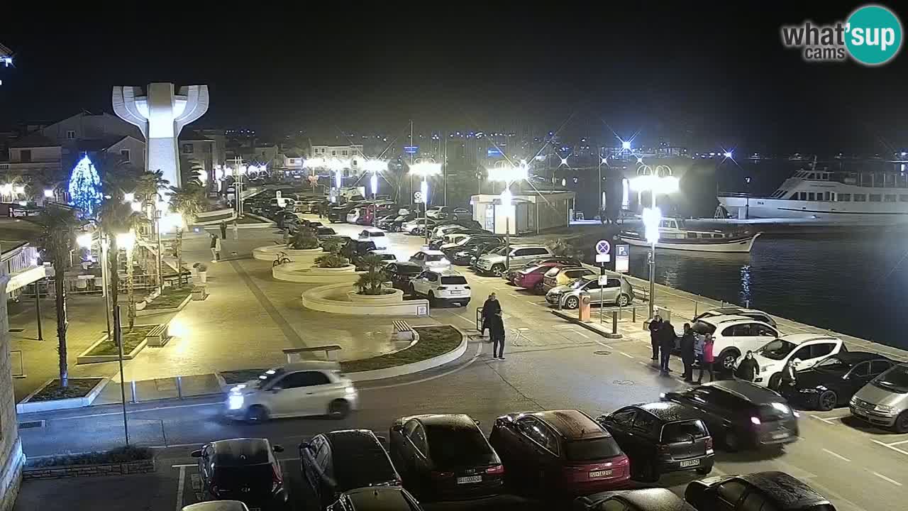 Vodice webcam live – front de mer