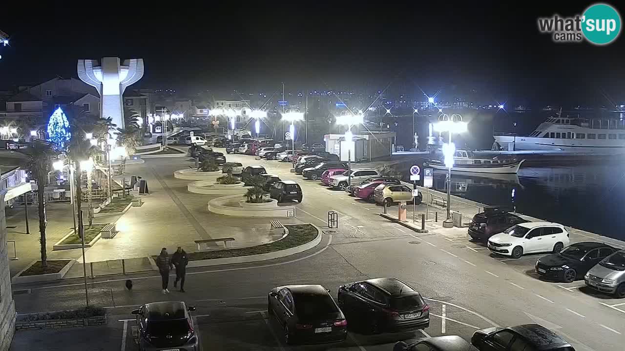 Vodice web kamera – marina i riva