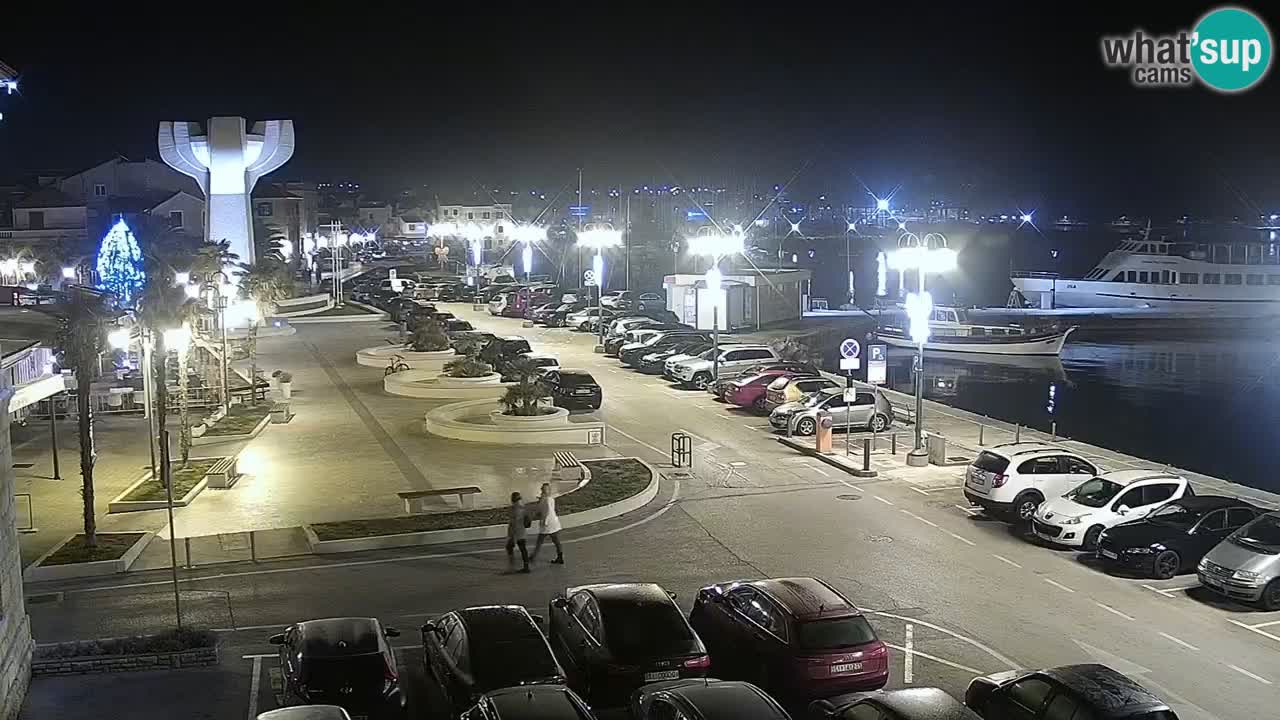 Vodice webcam live – front de mer