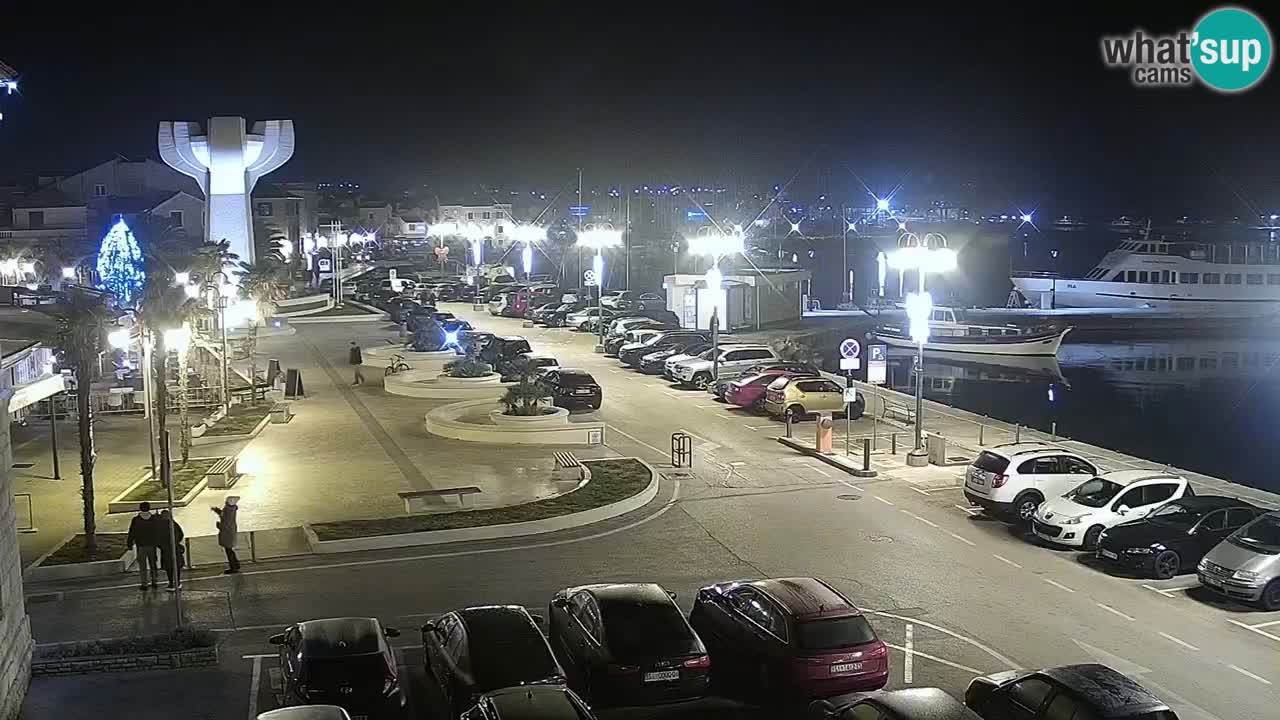 Vodice webcam – marina i meer