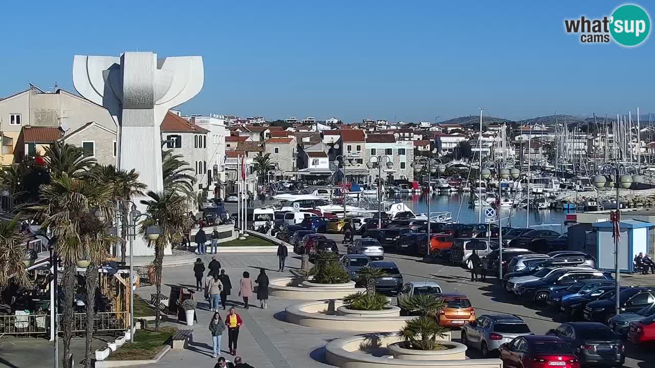 The blue beach in Vodice “Plava plaža”