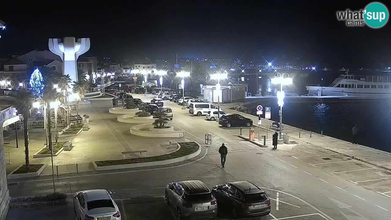 Vodice webcam live – front de mer