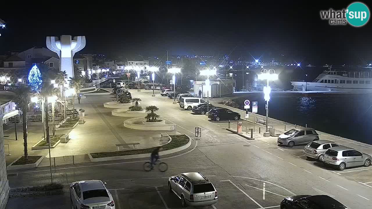 Vodice webcam live – front de mer