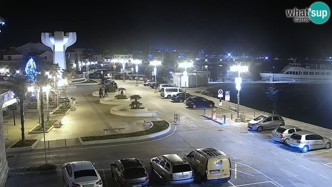 Vodice webcam live – front de mer