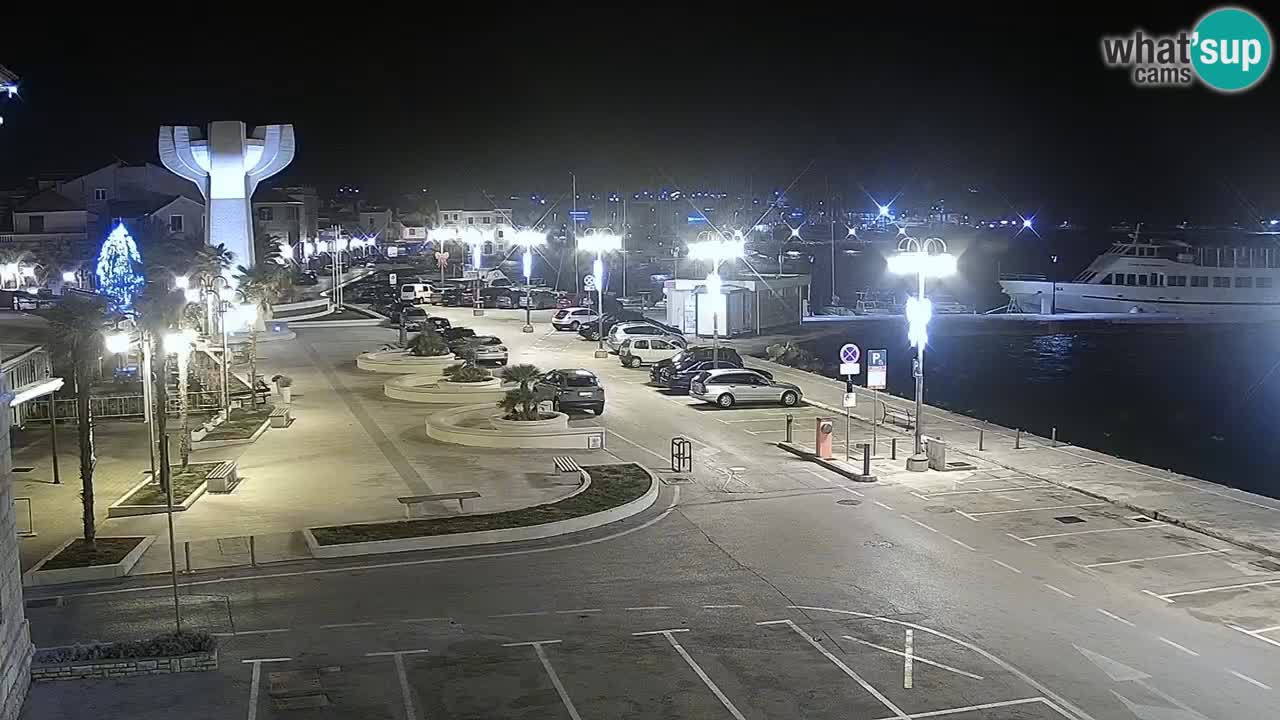 The blue beach in Vodice “Plava plaža”