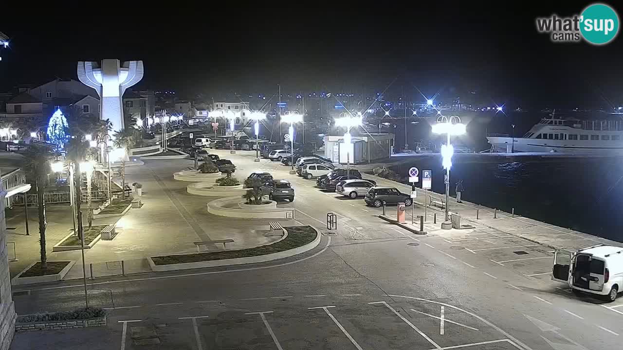 The blue beach in Vodice “Plava plaža”