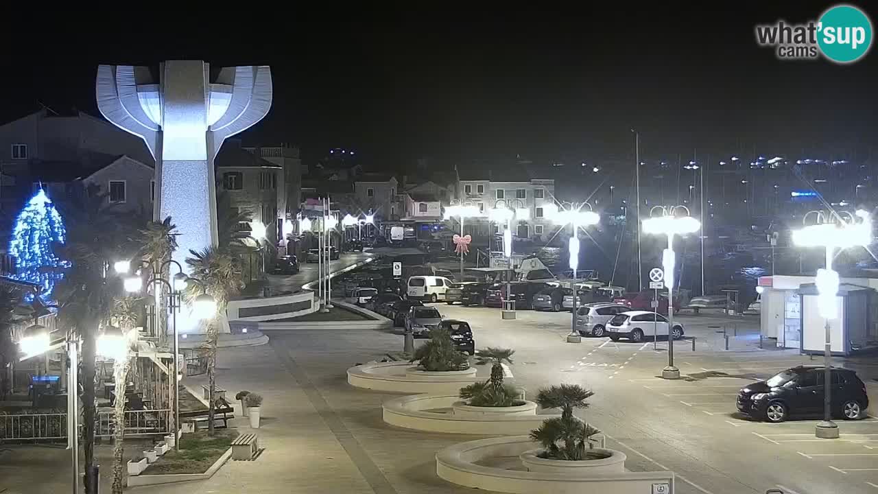 Vodice webcam live – front de mer