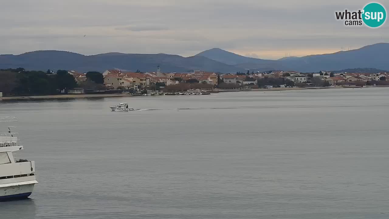 Vodice Live webcam – marina and  seafront