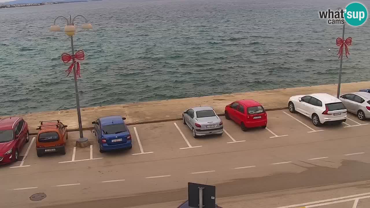 Vodice Live webcam – marina and  seafront