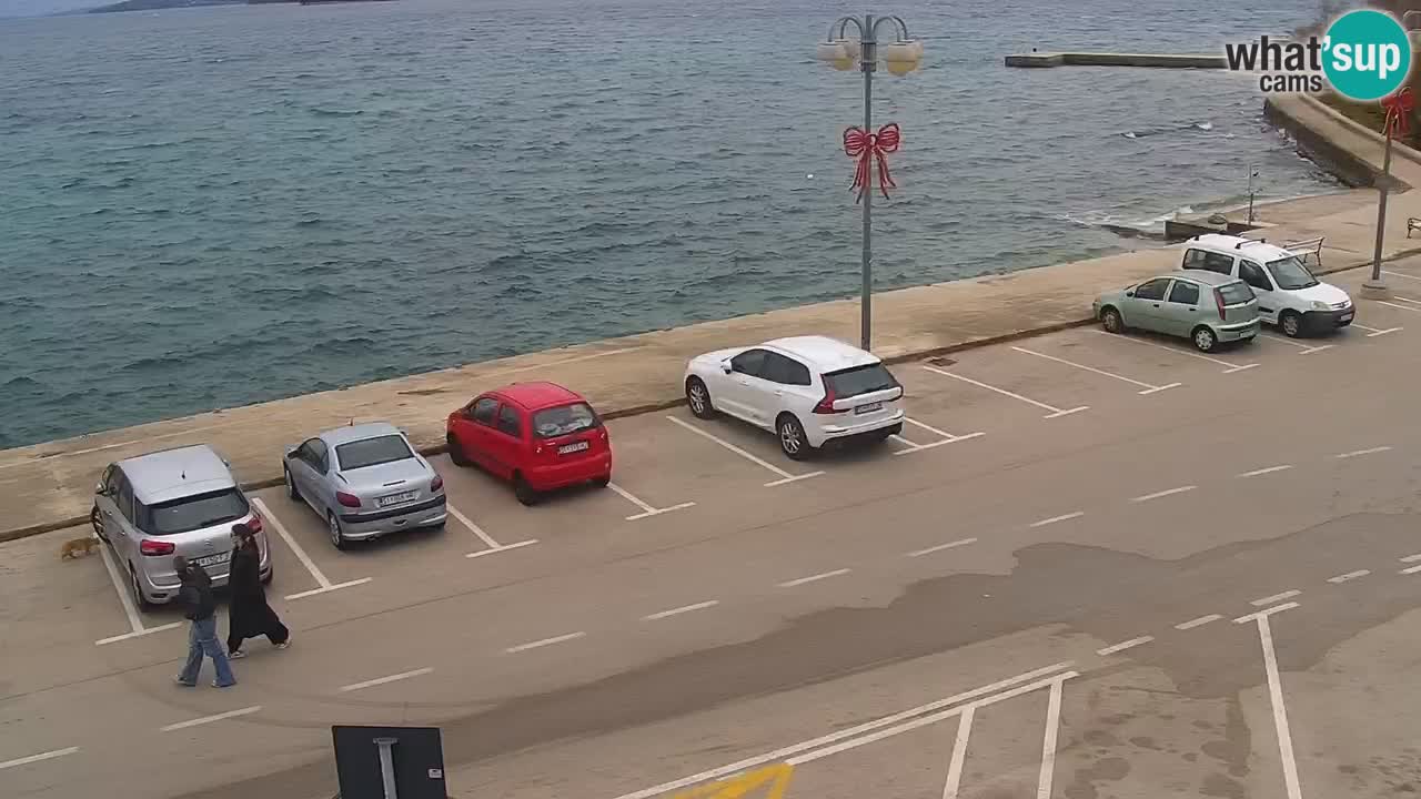 Vodice Live webcam – marina and  seafront