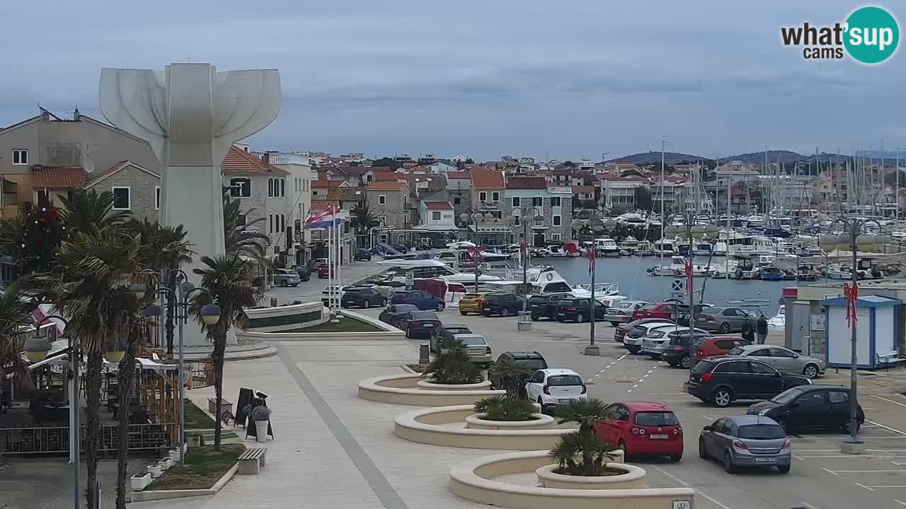 Vodice webcam live – front de mer