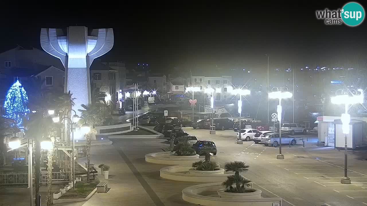 Vodice webcam live – front de mer