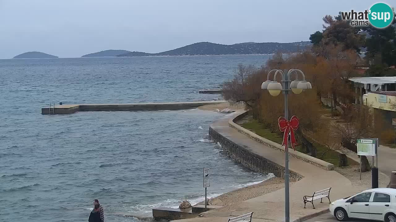 Vodice Live webcam – marina and  seafront