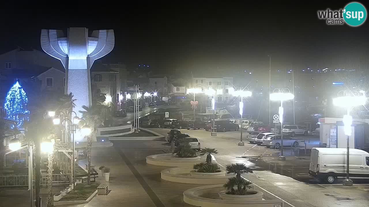 Vodice livecam – marina e il lungomare