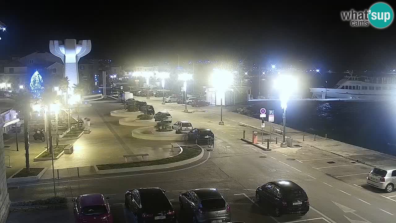 Vodice webcam live – front de mer