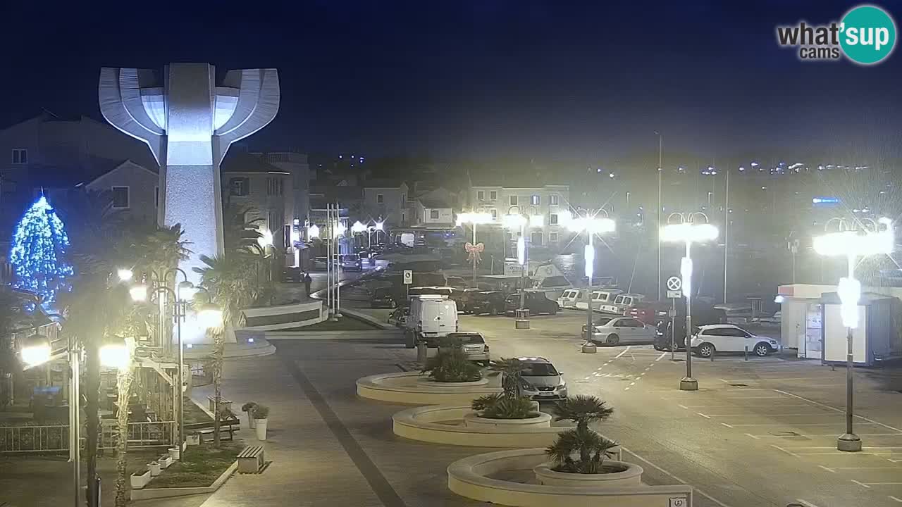 Vodice webcam live – front de mer