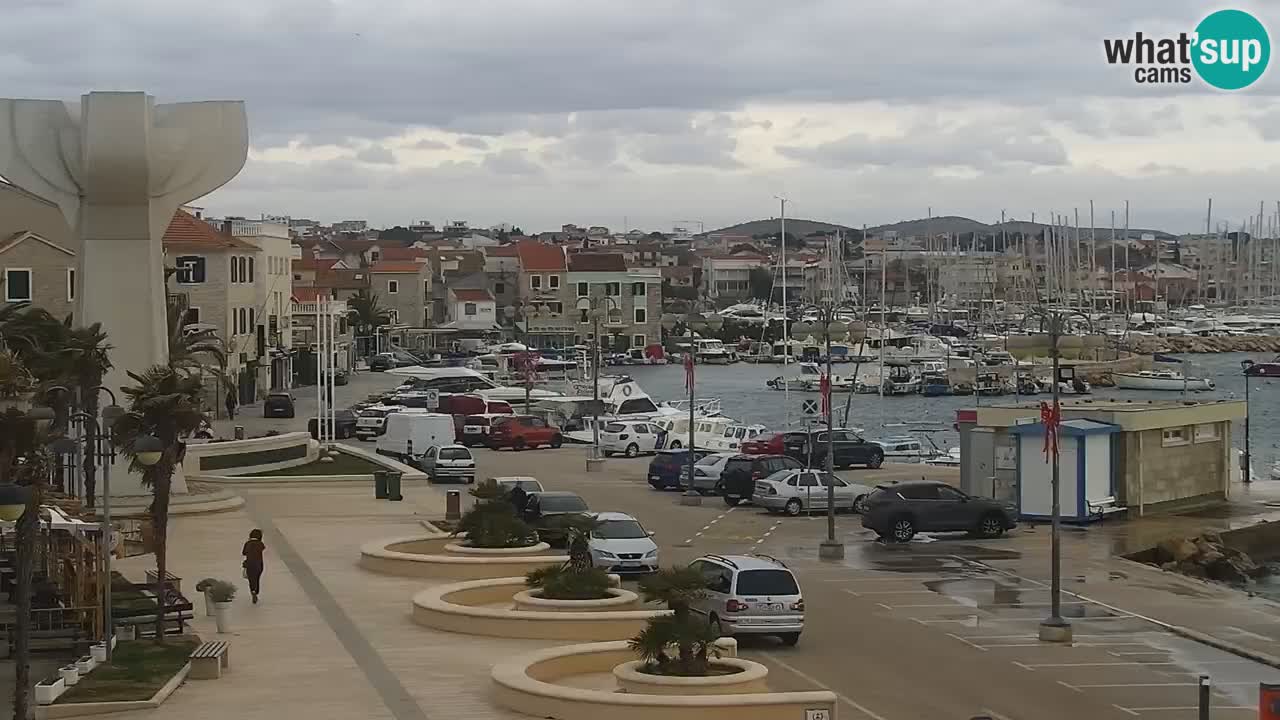 Vodice webcam live – front de mer