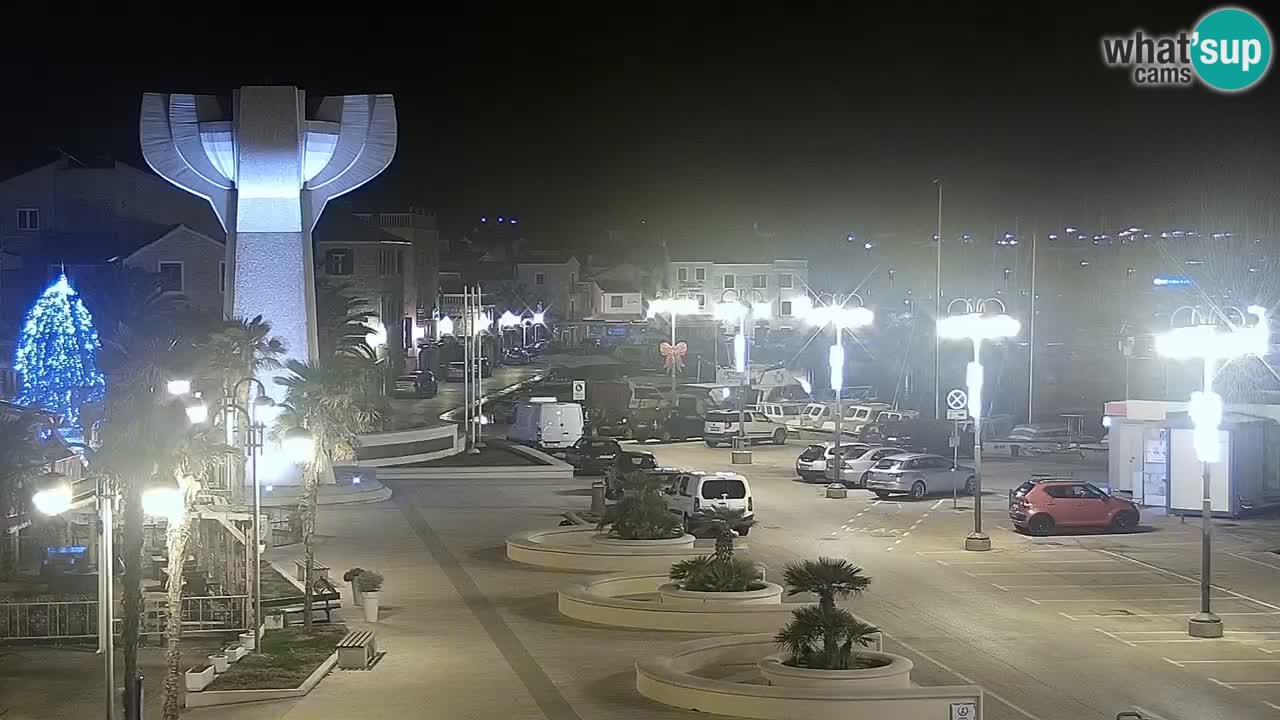 Vodice webcam live – front de mer