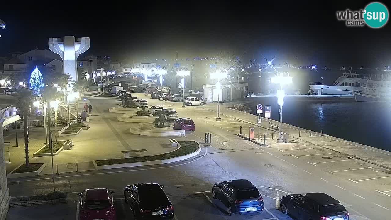 The blue beach in Vodice “Plava plaža”