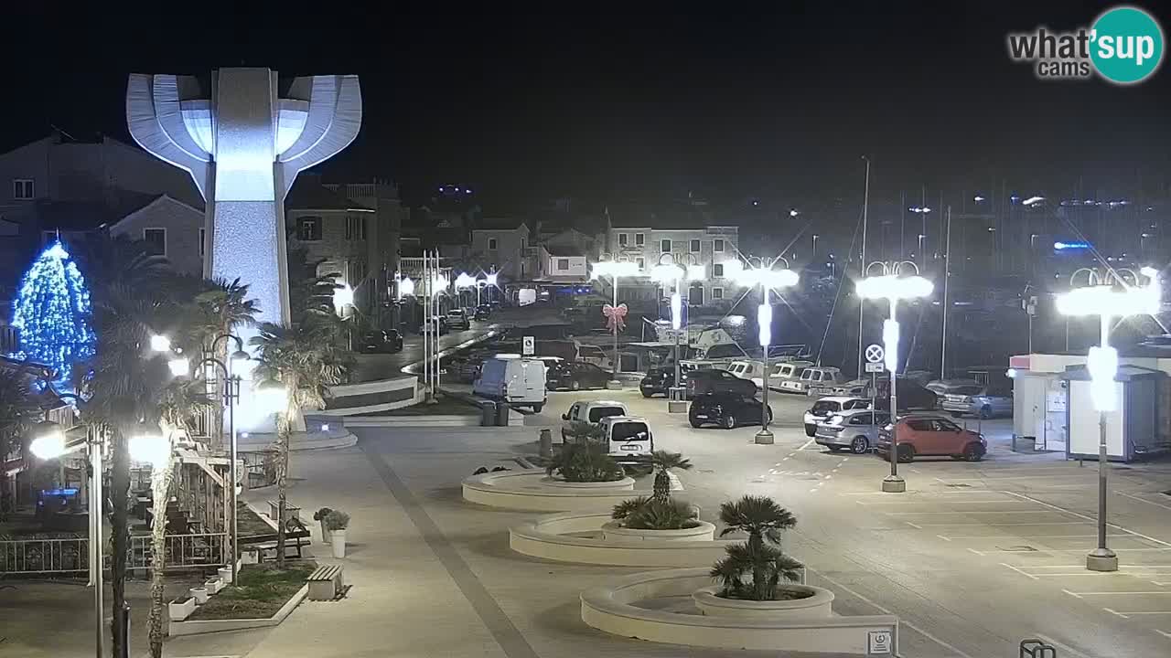 Vodice webcam live – front de mer