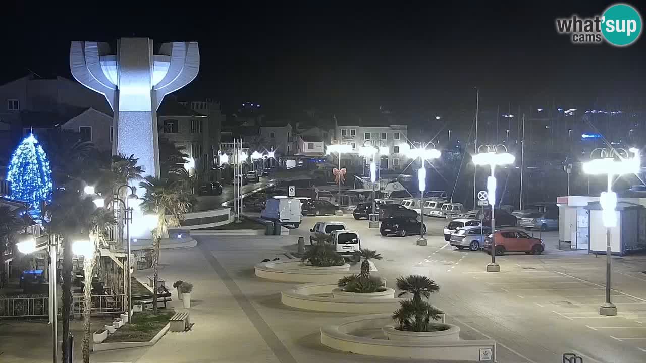 Vodice webcam live – front de mer