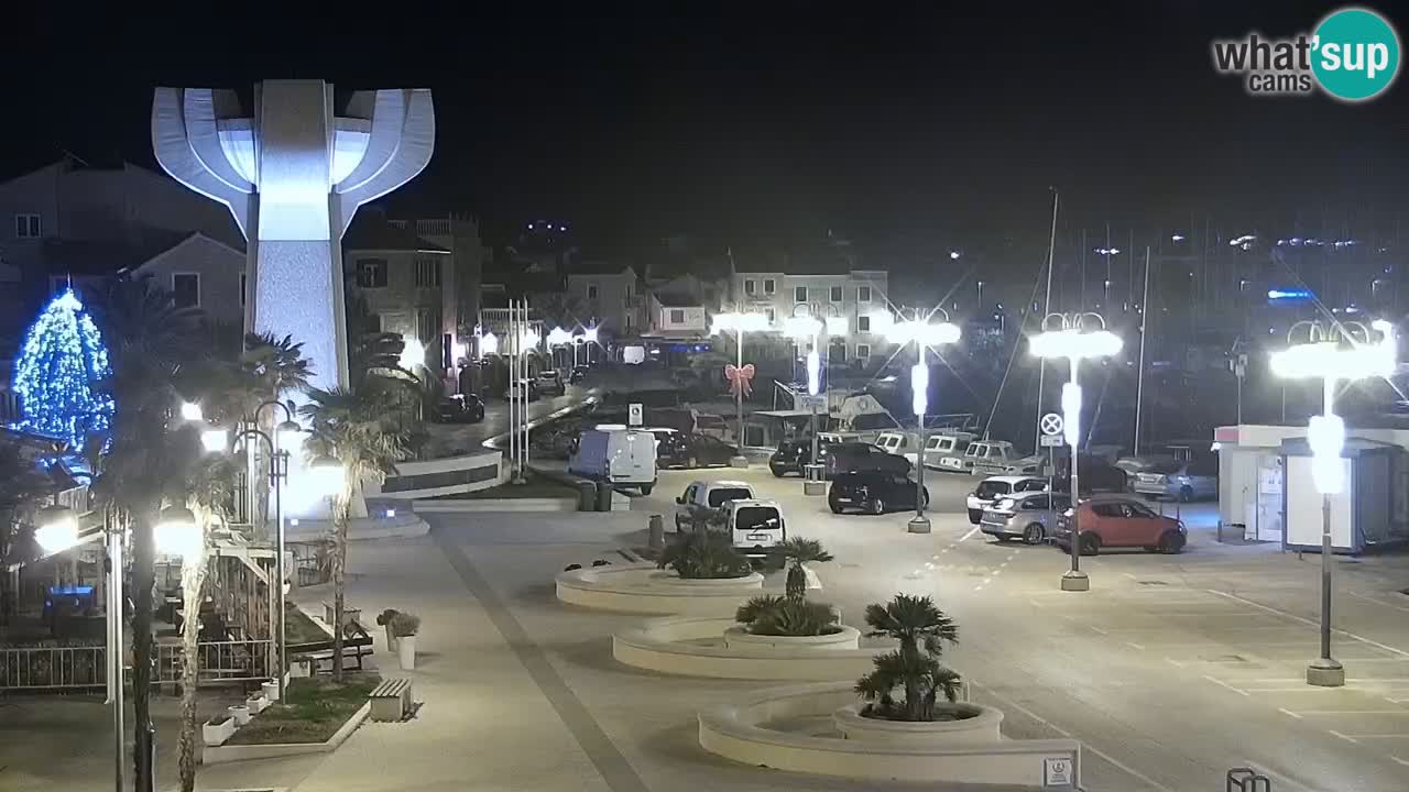 The blue beach in Vodice “Plava plaža”