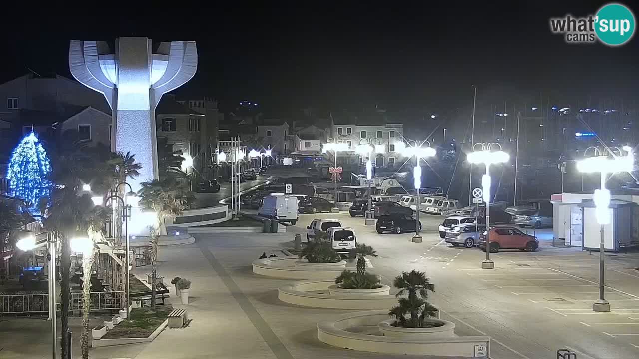 Vodice webcam live – front de mer