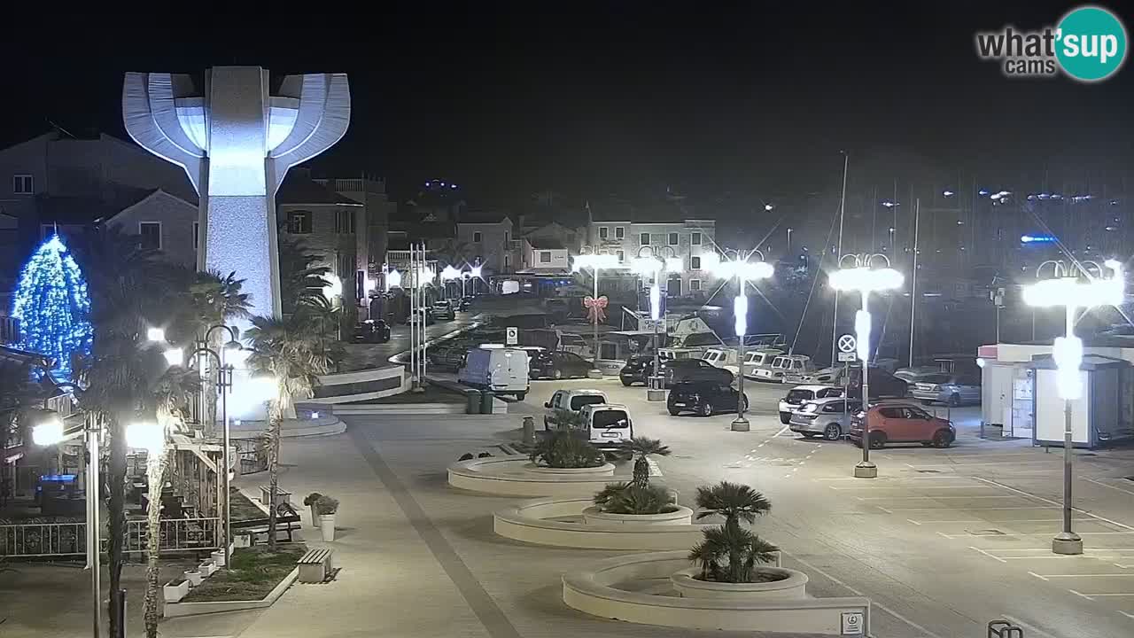 Vodice webcam live – front de mer