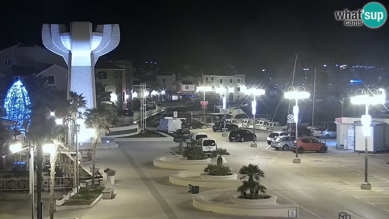 The blue beach in Vodice “Plava plaža”