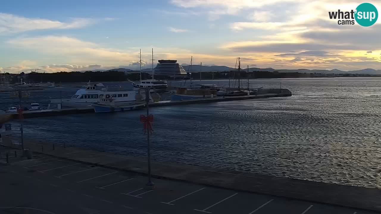 Vodice Live webcam – marina and  seafront