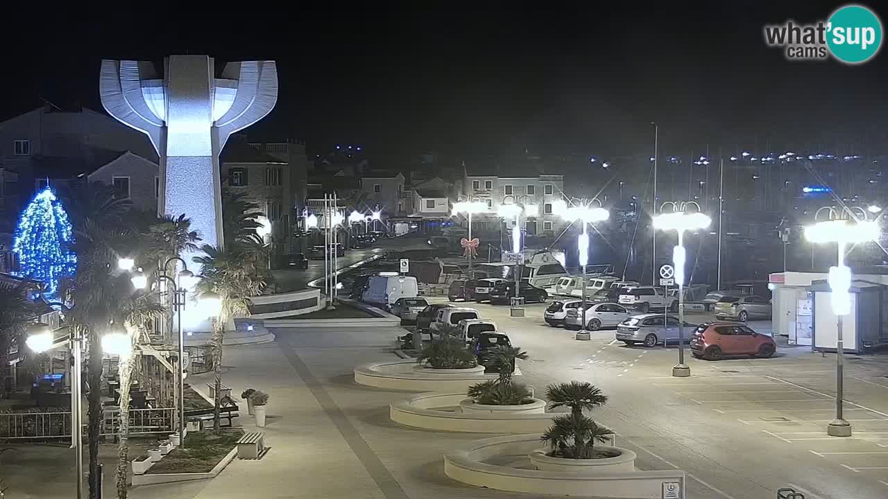 The blue beach in Vodice “Plava plaža”