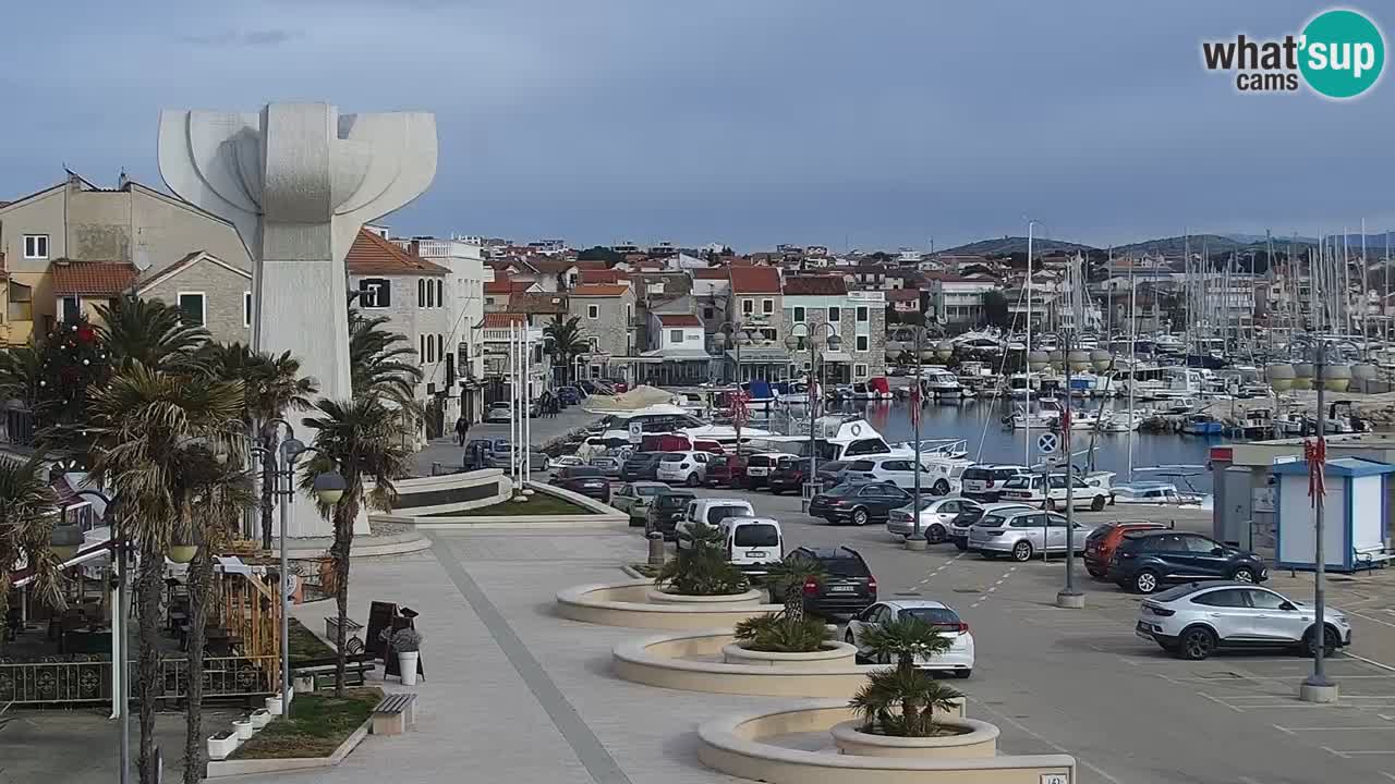 The blue beach in Vodice “Plava plaža”