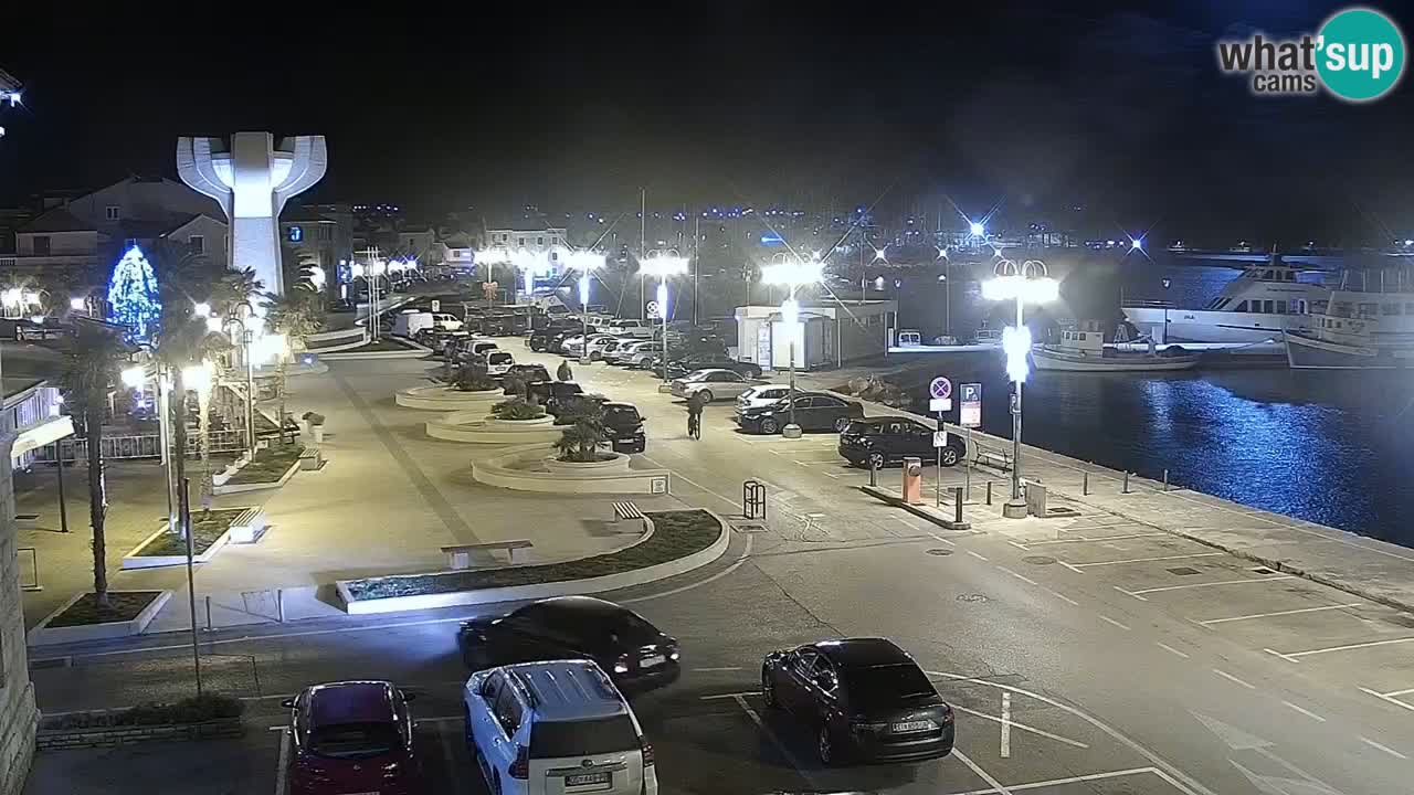 Vodice webcam live – front de mer