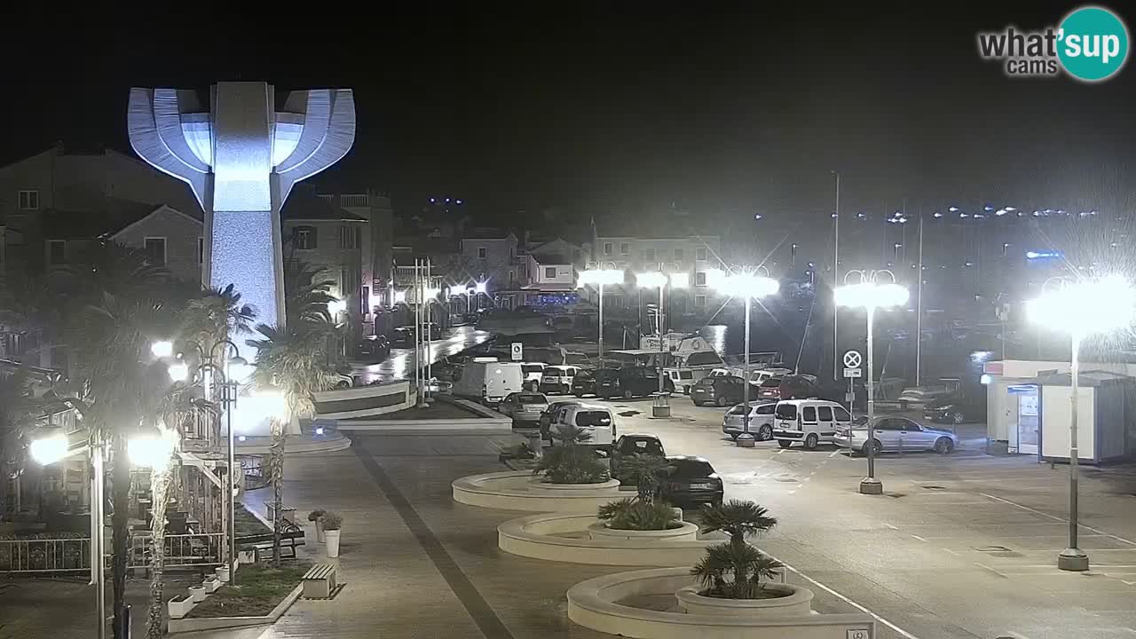 Vodice webcam live – front de mer