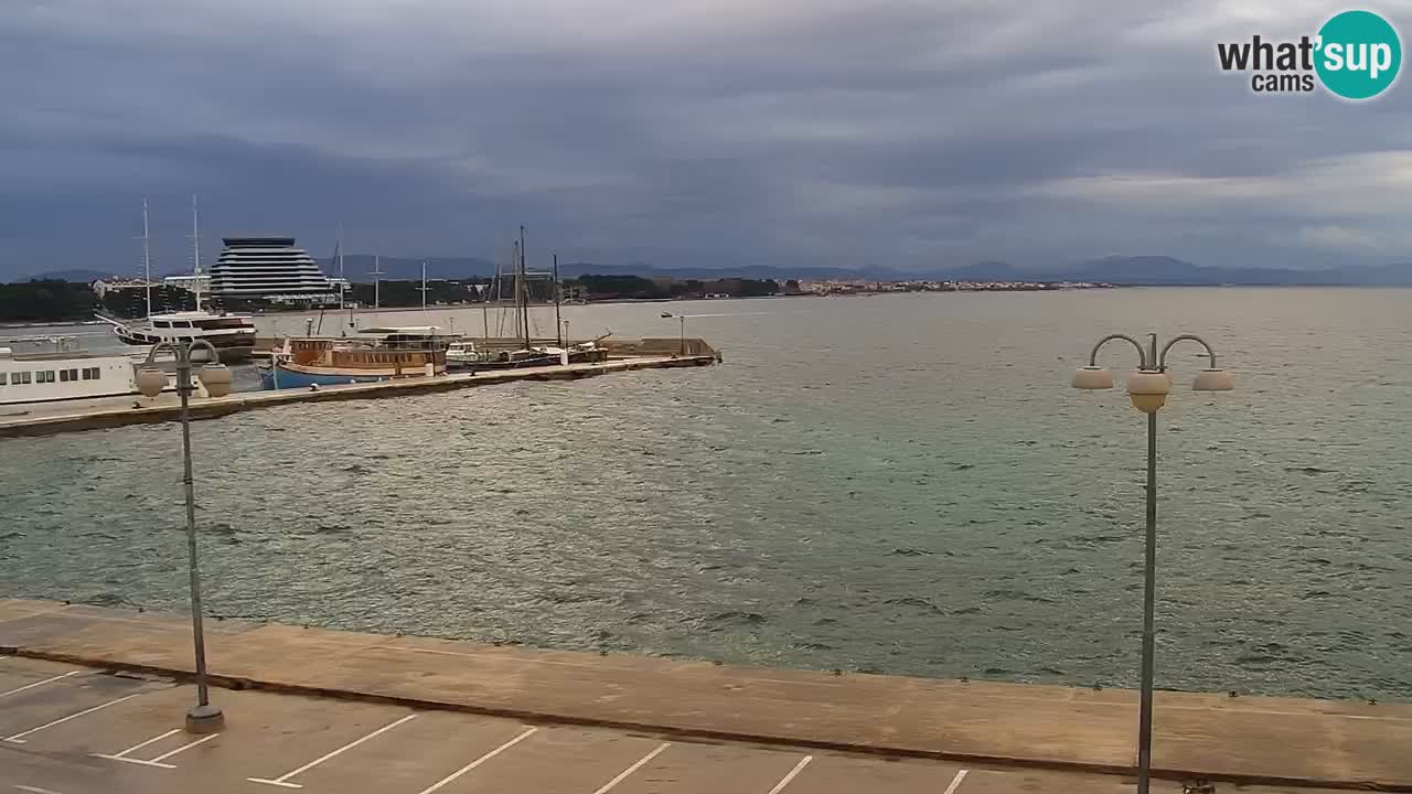 Vodice Live webcam – marina and  seafront