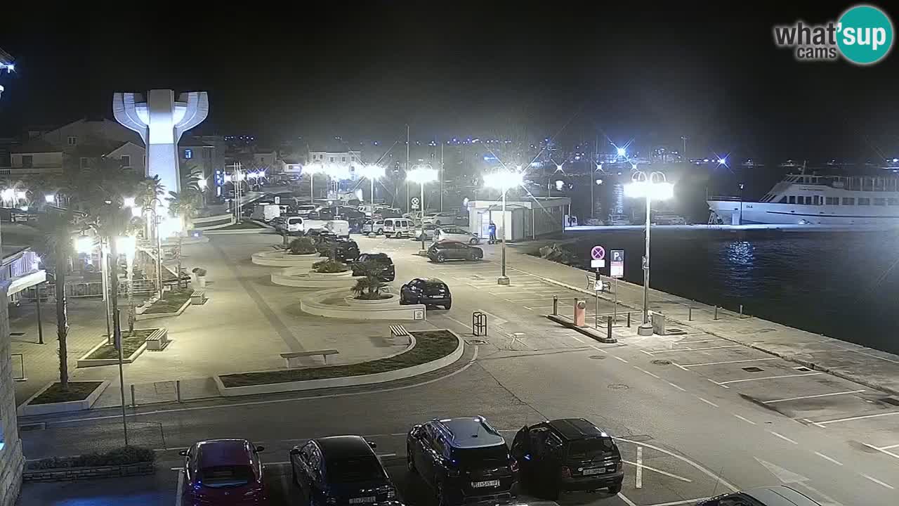 Vodice webcam live – front de mer