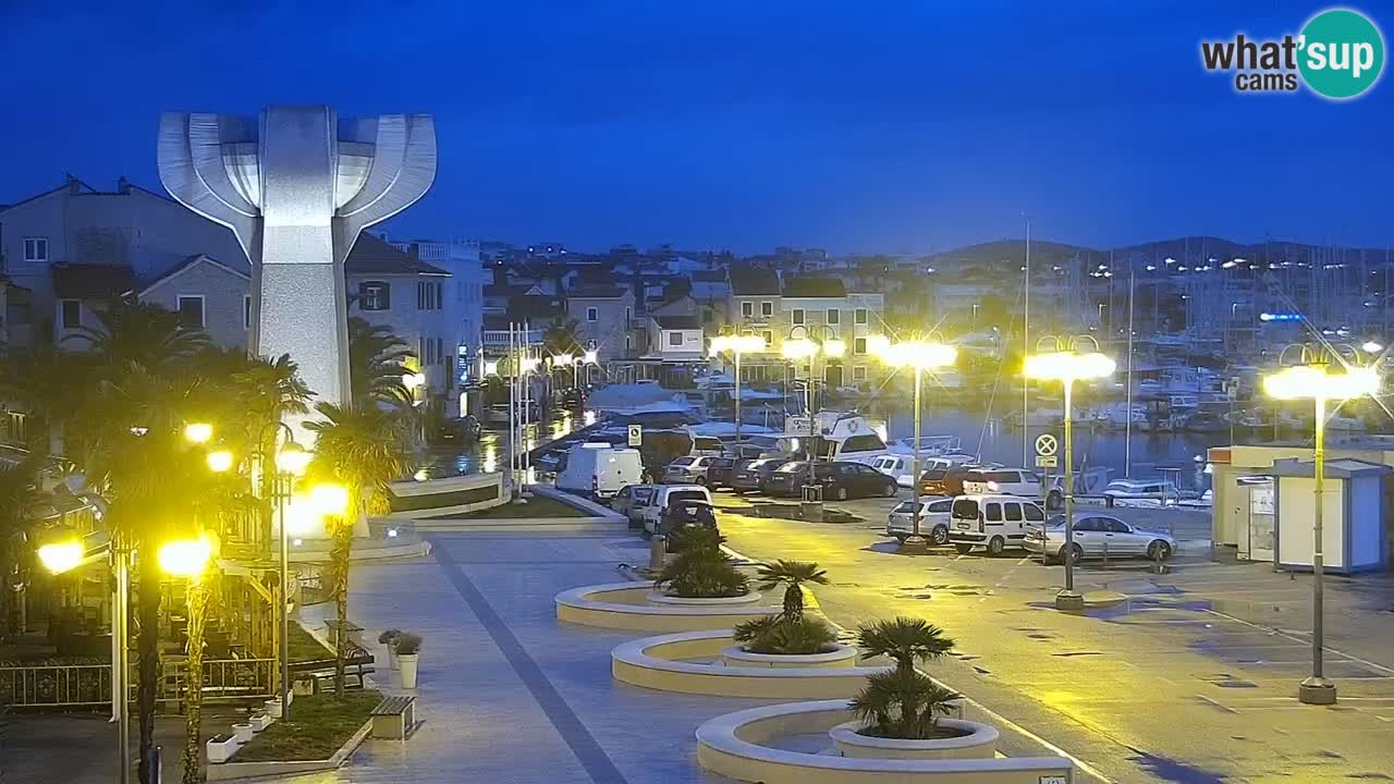 Vodice livecam – marina e il lungomare