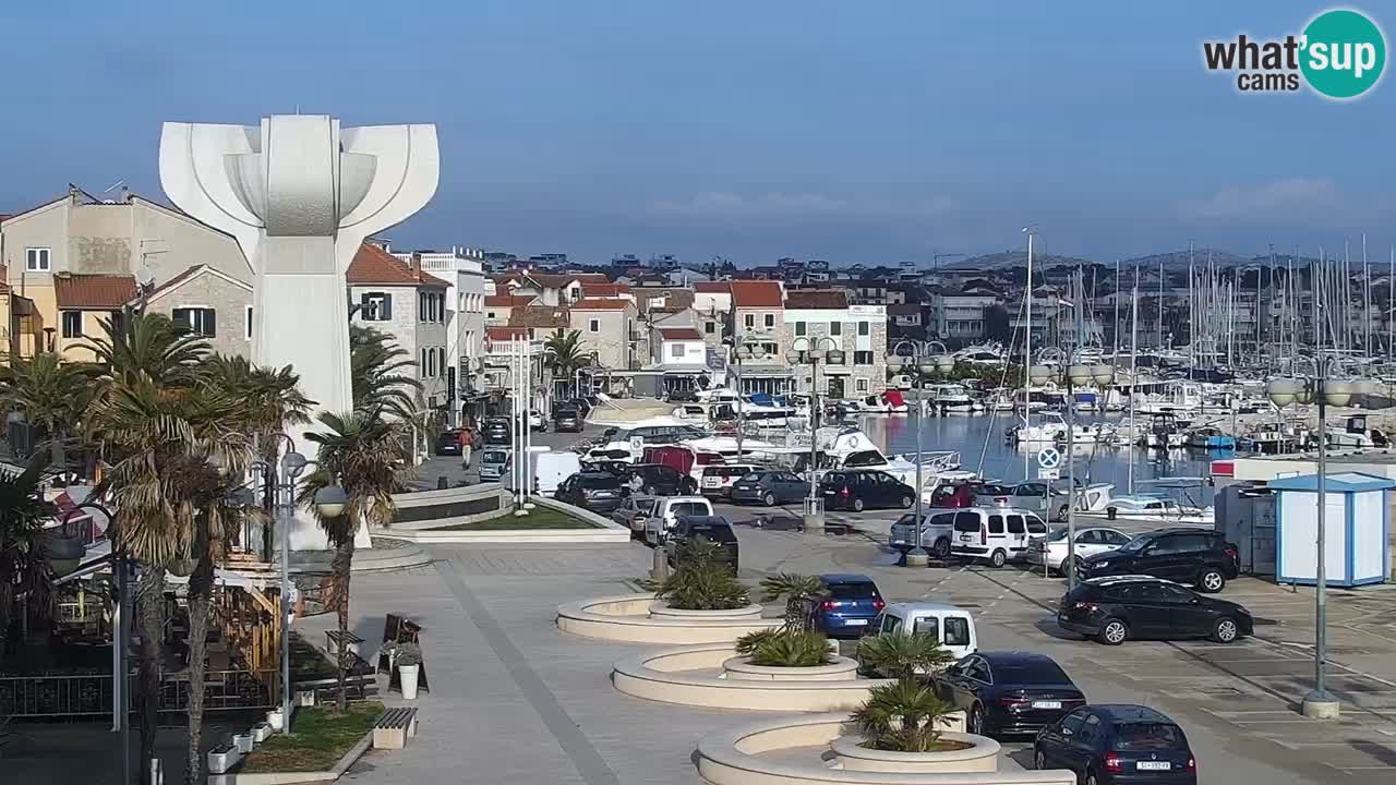 Vodice webcam live – front de mer