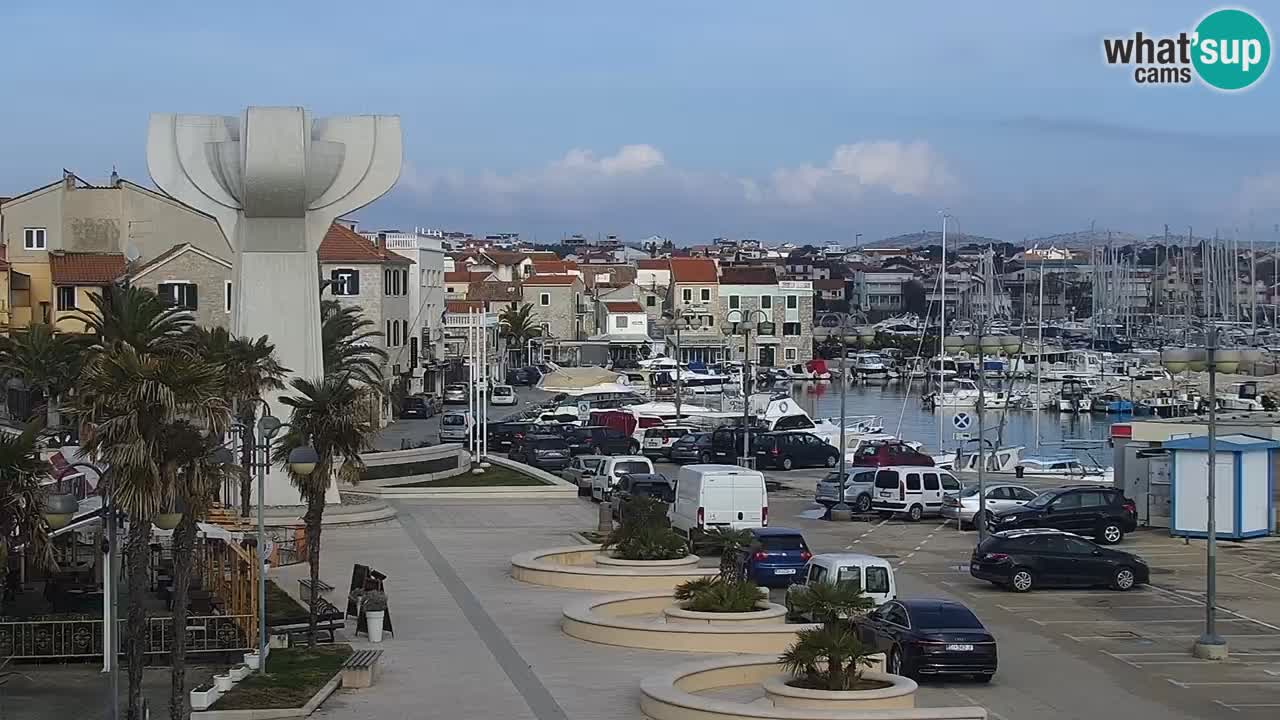 Vodice webcam – marina i meer