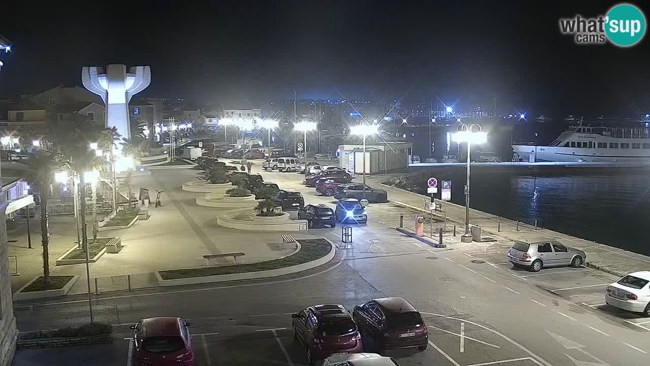 Vodice webcam live – front de mer