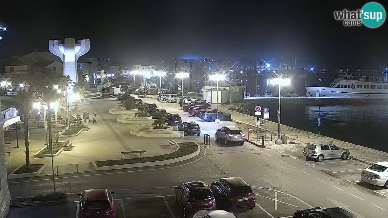 Vodice webcam – marina i meer