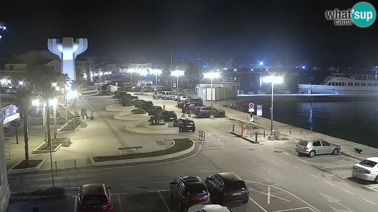 The blue beach in Vodice “Plava plaža”