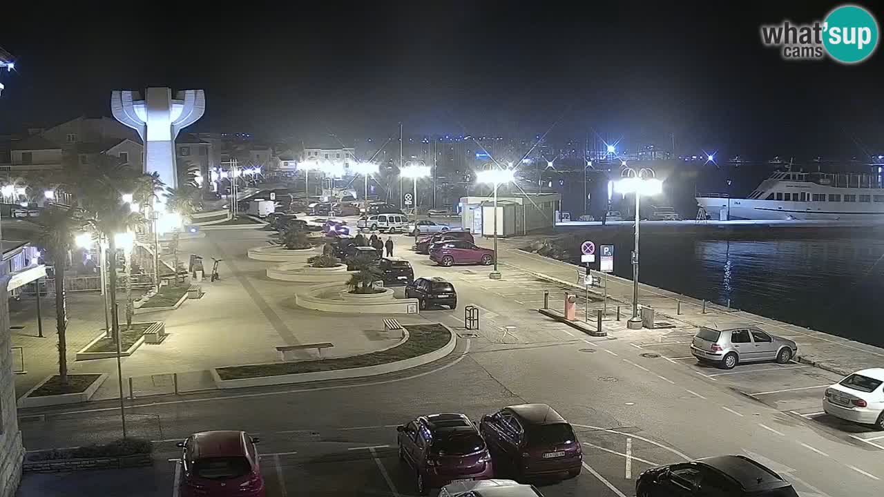 Vodice webcam – marina i meer