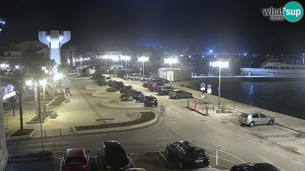 Vodice webcam – marina i meer