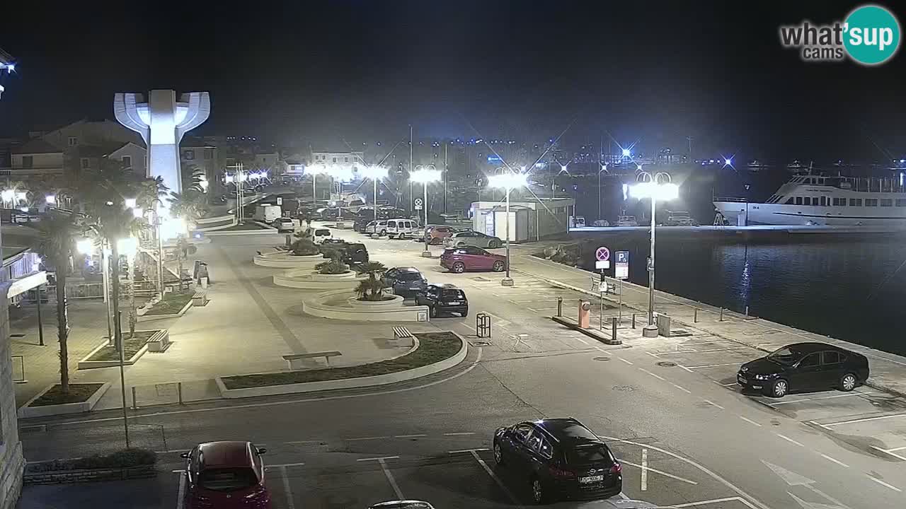 Vodice webcam – marina i meer