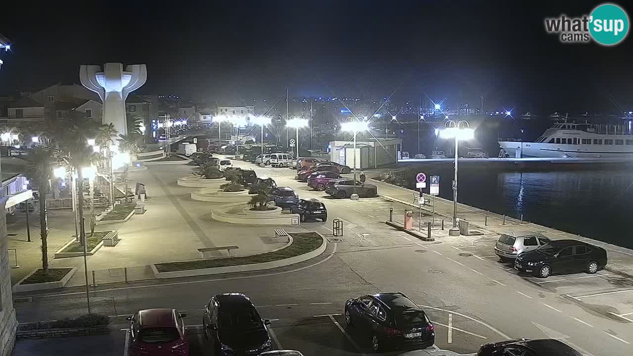 Vodice webcam live – front de mer